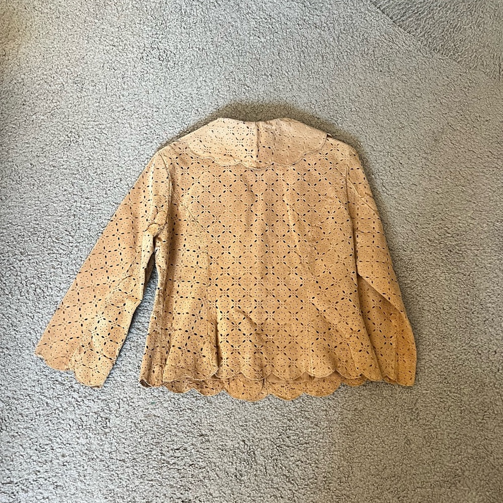 Suede Eyelet Jacket - image 3